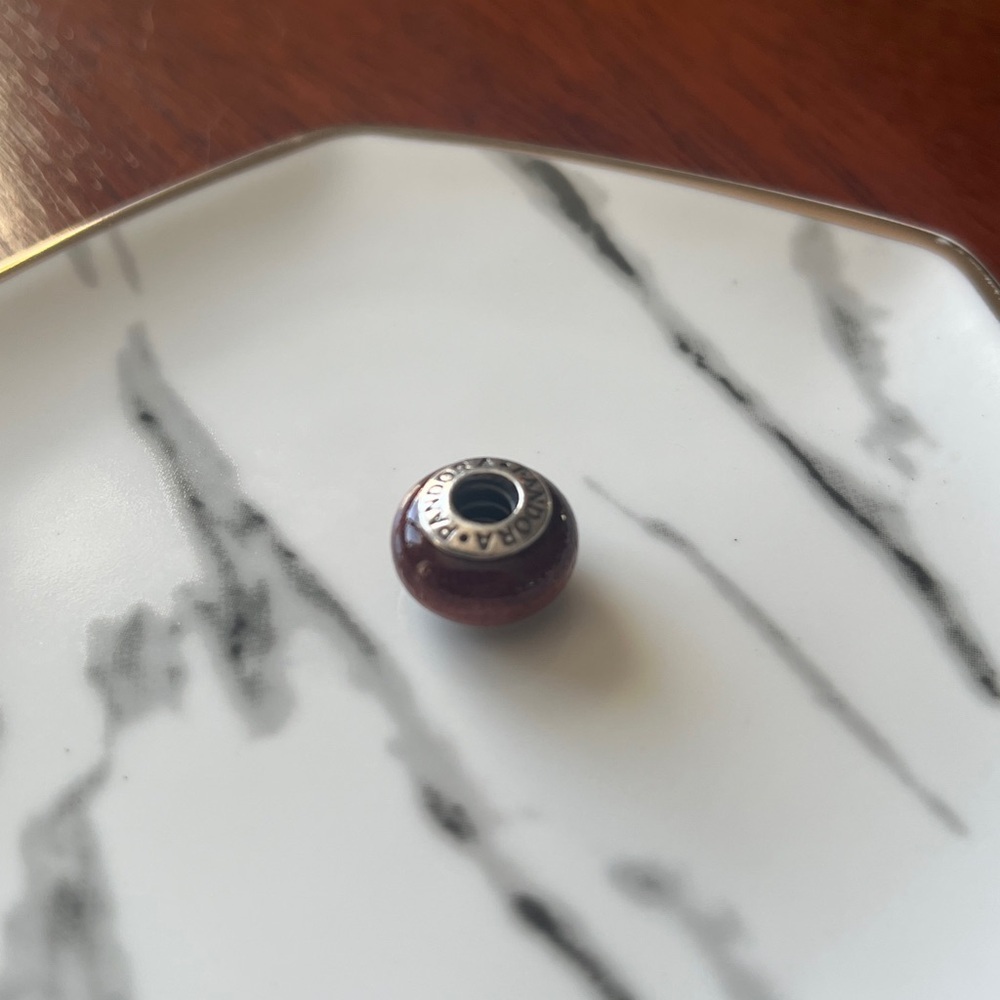 Pandora Muirapiranga Wood Charm - Picture 2 of 3